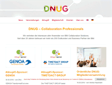 Tablet Screenshot of dnug.de